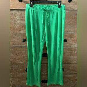 Lilly Pulitzer Mint Green Cotton Blend Velour Pants